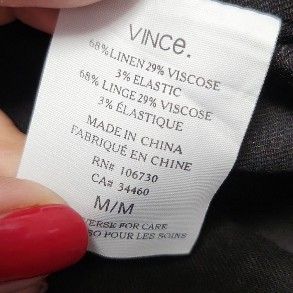 Vince Black Oversized Top - Picture 5 of 5